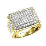 Men's Affordable Band 10K Gold 2 Carats Diamon