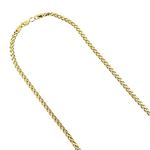 14K Yellow Gold Franco Chain 4Mm Wide Diamond Cut