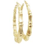 10k Yellow Gold earrings Xl bambo hoop 2 AGBE25 1