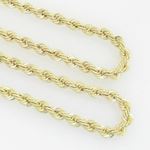 10K Yellow Gold rope chain GC11 3