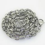 Mens 316L Stainless steel franco box ball wheat curb popcorn rope fancy chain fancy hand made link c
