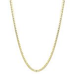 "10K Yellow Gold 8mm wide 26"" long Curb Cuban Italy Chain Necklace with Lobster Clasp GC63 3"