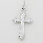 Fancy structure cross pendant SB49 34mm tall and 17mm wide 3