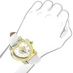 Ladies Heart Diamond Watch 0.30Ct Yellow-3