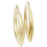 10k Yellow Gold earrings Coffee moon AGBE38 1