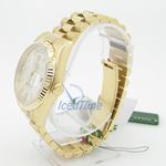 Rolex Day Date White Index Dial President Bracelet 18k Yellow Gold Mens Watch 3
