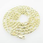 Mens Yellow-Gold Figaro Link Chain Length - 20 inches Width - 4.5mm 1