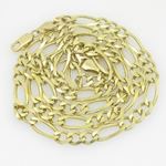 10K Yellow Gold figaro open chain GC68 1