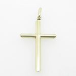Mens 10K Solid Yellow Gold cross 2 Length - 1.38 inches Width - 18mm 3