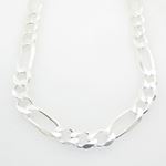 Figaro link chain Necklace Length - 24 inches Width - 8mm 3