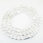 Figaro link chain Necklace Length - 24 inches Width - 7.5mm 1