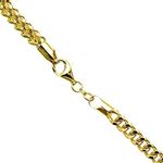 10K YELLOW Gold HOLLOW FRANCO Chain - 26 Inches Long 5.4MM Wide 1