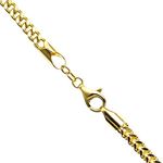 14K YELLOW Gold HOLLOW FRANCO Chain - 20 Inches Long 3.6MM Wide 1