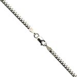 14K WHITE Gold SOLID ITALY CUBAN Chain - 30 Inches Long 2.5MM Wide 1