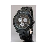 Joe Rodeo Mens Black Diamond Watch Pilot 27.70ctw JP23 1