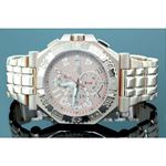 Aqua Master Mens Swiss Made Yellow Gold Sports Diamond Watch 0.12ctw 1