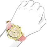 Watches: Pink Ladies Diamond Heart Watch 0.30Ct-3