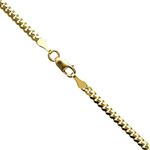 14K YELLOW Gold SOLID ITALY CUBAN Chain - 18 Inches Long 2.6MM Wide 1