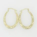 Ladies 10K Gold and .925 Italian Sterling Silver Earrings Stud Hoop Huggie Ball Fashion Dangle Swag 