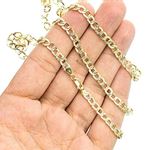 10K Diamond Cut Gold HOLLOW ITALY CUBAN Chain - 28 Inches Long 5MM Wide 3