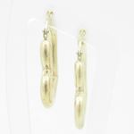 Ladies 10K Gold and .925 Italian Sterling Silver Earrings Stud Hoop Huggie Ball Fashion Dangle Swag 