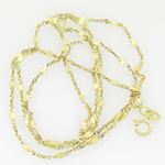 10K Yellow Gold diamond cut vale fancy chain GC33 1