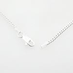 Silver Curb link chain Necklace BDC65 3