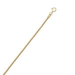 14K Yellow Gold 1.3mm wide Diamond Cut Ice Chain with Lobster Clasp 1