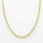 Mens Yellow-Gold Franco Link Chain Length - 22 inches Width - 1.5mm 3