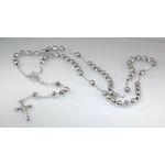 Stainless Steel Y-necklace with Cross 1