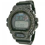 G Shock Diamond Watches: Casio Unisex Black Diamond Watch 10ctw 1