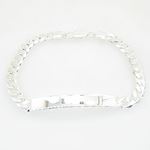 Curb Link ID Bracelet Necklace Length - 7.5 inches Width - 6.5mm 1