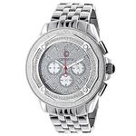 Mens Real Diamond Watch 0.55ct Falcon MOP Chronograph Rotating Bezel by Centorum 1