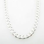 Silver Curb link chain Necklace BDC95 1