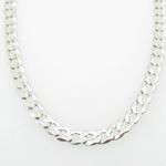 Mens White-Gold Cuban Link Chain Length - 22 inches Width - 4mm 3