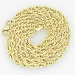 10K Yellow Gold rope chain GC11 1