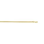 14K Yellow Gold 2.8mm wide Lite Weigth Wheat Chain with Lobster Clasp 1