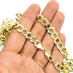10K Diamond Cut Gold SOLID ITALY CUBAN Chain - 26 Inches Long 9.7MM Wide 3