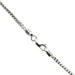 14K WHITE Gold SOLID FRANCO Chain - 22 Inches Long 1.9MM Wide 1