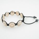Rose Greek style medusa string bracelet beaded macrame jewelry fashion bead 3