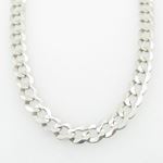 Mens White-Gold Cuban Link Chain Length - 20 inches Width - 5.5mm 3