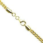 10K YELLOW Gold HOLLOW FRANCO Chain - 26 Inches Long 4.5MM Wide 1