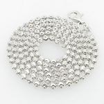 Ladies .925 Italian Sterling Silver Moon Cut Link Chain Length - 18 inches Width - 2mm 1