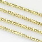 10K Yellow Gold franco chain GC44 3