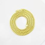 "Mens 10k Yellow gold Yellow gold miami cuban hollow link chain 34"" 7.5MM rjmch11 3"