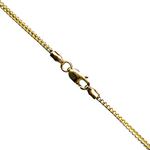 10K Diamond Cut Gold SOLID FRANCO Chain - 20 Inches Long 1.7MM Wide 1