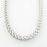 Mens .925 Italian Sterling Silver Franco Link Chain Length - 36 inches Width - 4mm 3