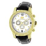 LUXURMAN Watches Mens Diamond Watch 0.50Ct-