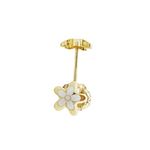 14K Yellow gold Flower stud earrings for Children/Kids web12 1