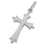 Fancy structure cross pendant SB49 34mm tall and 17mm wide 1